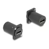 DeLOCK D-Typ-Modul DisplayPort Buchse auf Buchse 4K Schwarz