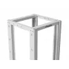 19 Zoll Open Rack LANBERG 42U, Tiefe 800 mm, Breite 600 mm, grau
