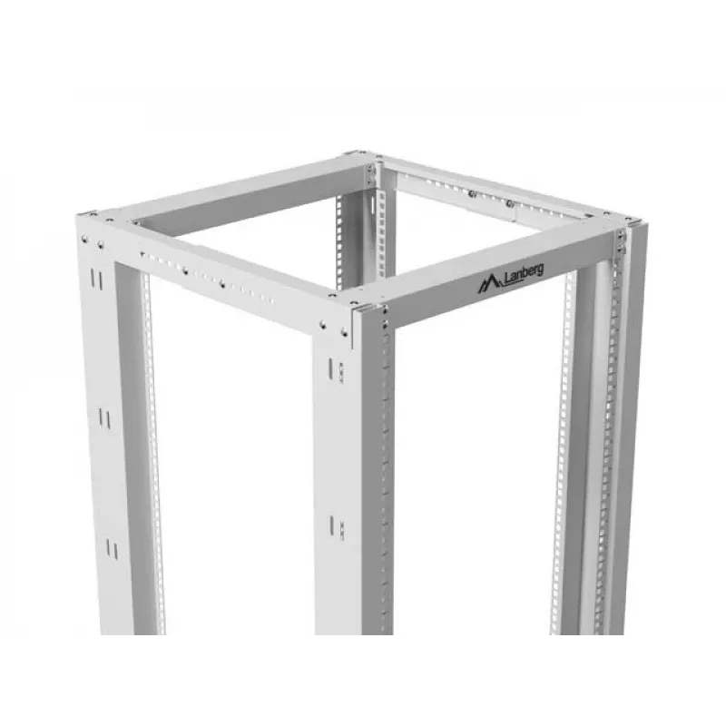 19 Zoll Open Rack LANBERG 42U, Tiefe 800 mm, Breite 600 mm, grau