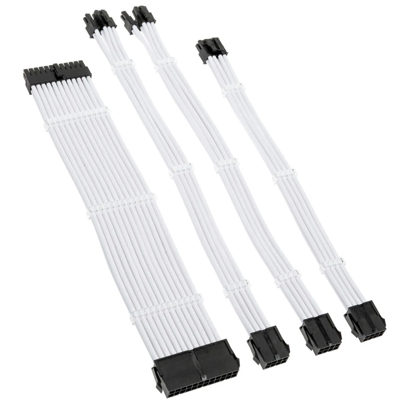 Kolink Core Standard Braided Kabel Extension Kit - Brilliant White