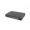 Unmanaged Switch LANBERG RSFE-16P-2C-250 — 18-Port Gigabit, 16x PoE+ (30W), 2x SFP, 250W, 1U, Metall, Rackmontage