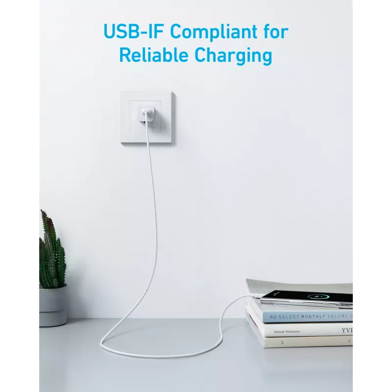 USB-Kabel Anker 322 1,8 m USB A USB C Weiß
