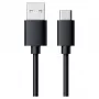 USB-Kabel RealPower 255650 USB 3.2 Gen 1 0,6 m Schwarz