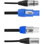 DMX Kombi-Kabel EUROLITE 30227783, P-Con auf 5-Pin XLR, 3 m Länge
