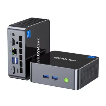 Mini PC GMKtec NucBox M3 Intel Core i5-12450H, 16 GB DDR4, 512 GB SSD, Windows 11 Pro, Schwarz
