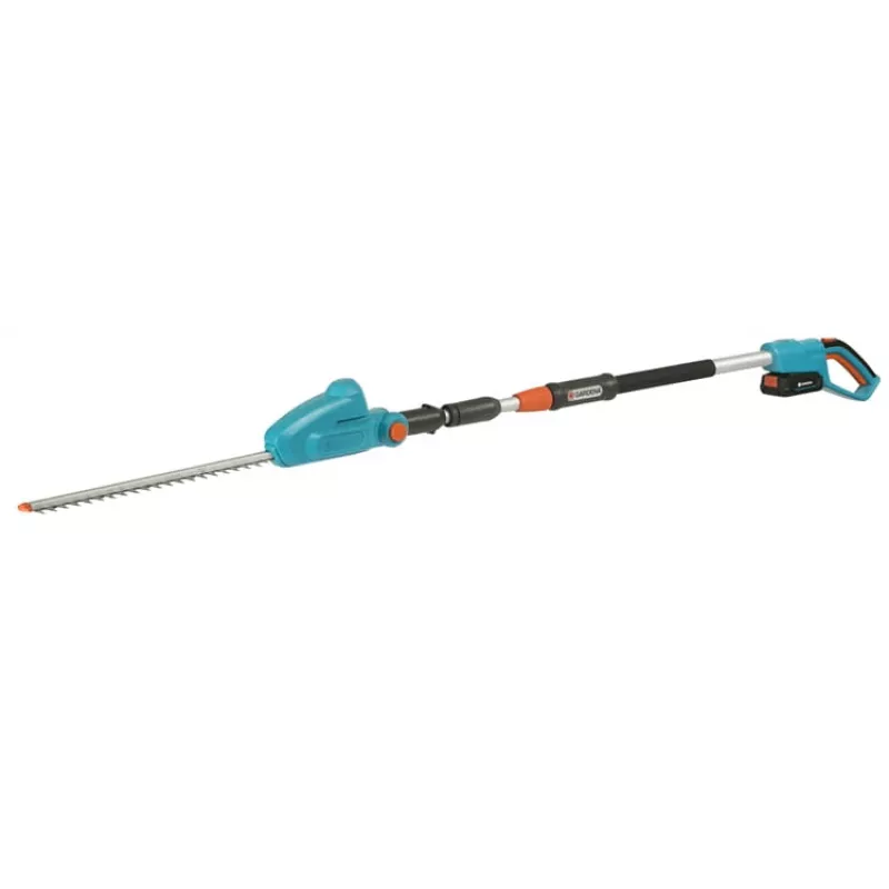 Akku-Teleskop-Heckenschere THS 42/18V P4A, Ready-To-Use Set (türkis/grau, Li-Ion-Akku 2,5Ah P4A, POWER FOR ALL ALLIANCE)