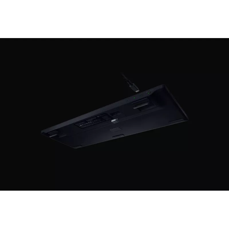 Gaming-Tastatur Razer SchwarzWidow V4 Low-profile Wireless — mechanische Low-Profile-Tasten, Bluetooth und 2,4 GHz