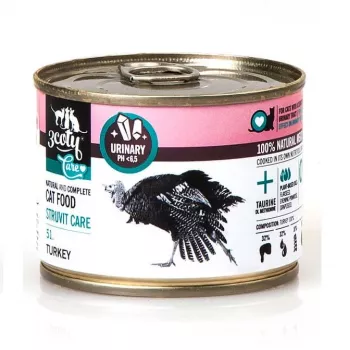 3COTY 51. Pute Struvite Care - Nassfutter für Katzen - 180g