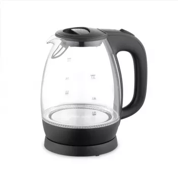 Elektrischer Glas-Wasserkocher Maestro MR-063-Schwarz, 2200 W, Glaskörper, kabellose Basis