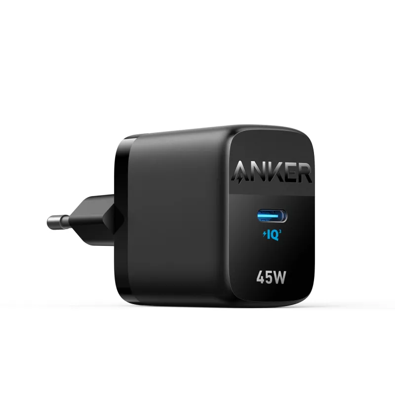 Indoor-AC-Ladegerät Anker 313 A2643G11 — 45W USB-C, Schwarz, Universal