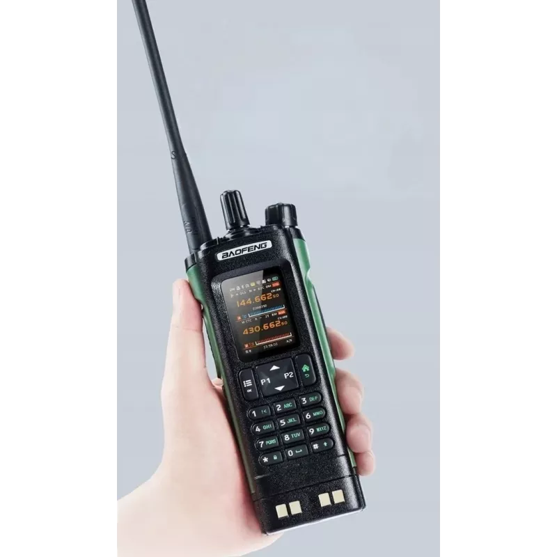 Handfunkgerät Baofeng DM-32E — VHF 144–146 MHz, UHF 430–440 MHz, AIRBAND RX 108–136 MHz, 2200 mAh, DMR/FM, GPS+APRS