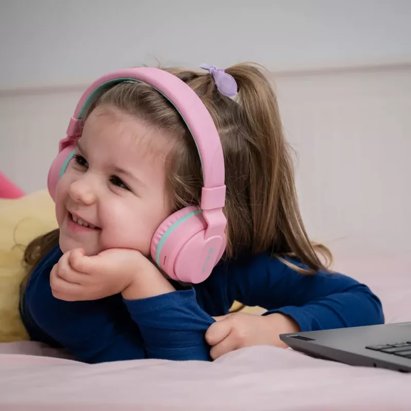 Kopfhörer Tellur Buddy Bluetooth Over-Ear Pink