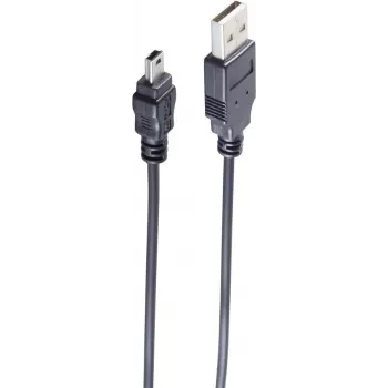 USB-Kabel ShiverPeaks BS14-16055 5m USB A Mini-USB B Schwarz