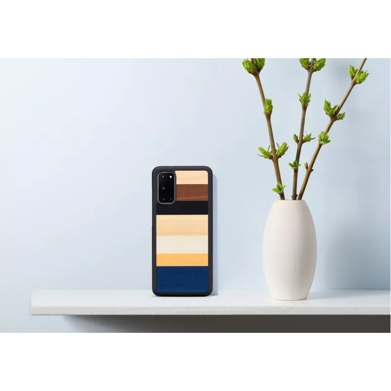 Handyhülle man and wood Galaxy S20 schwarz – Schutz-Hülle für Samsung Galaxy S20