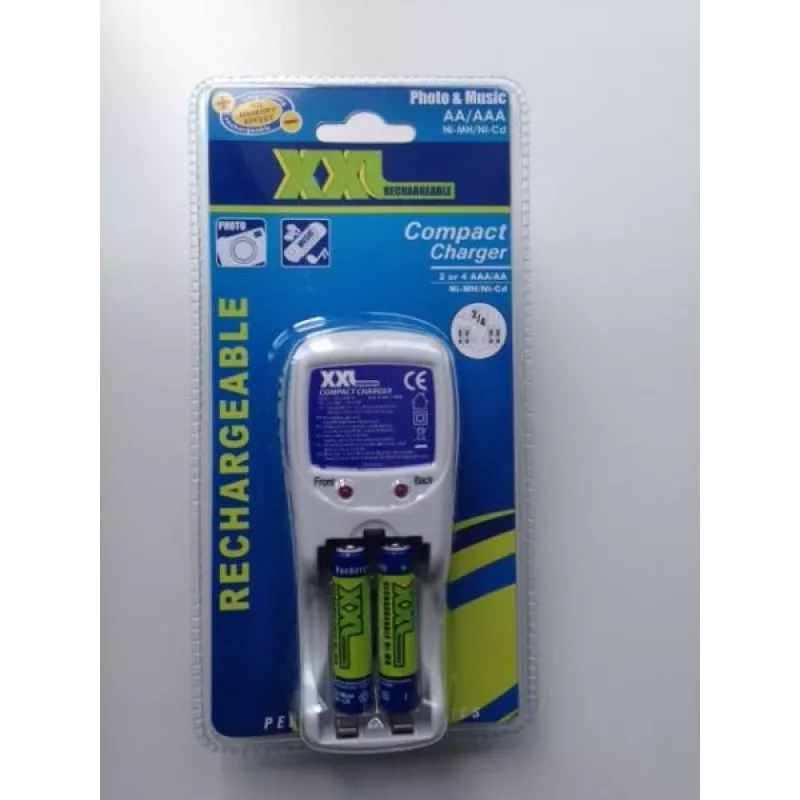 Batterieladegerät 2 oder 4 AAA/AA inkl. 2x AAA