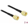 Antennenkabel DeLOCK RP-SMA zu RP-SMA LMR/CFD100 2 m