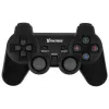 Gamepad VAKOSS GP-3925BK Schwarz kabellos RF analog/digital für PC und PlayStation 3, 12 Tasten, 2,4 GHz, Nano-Empfänger