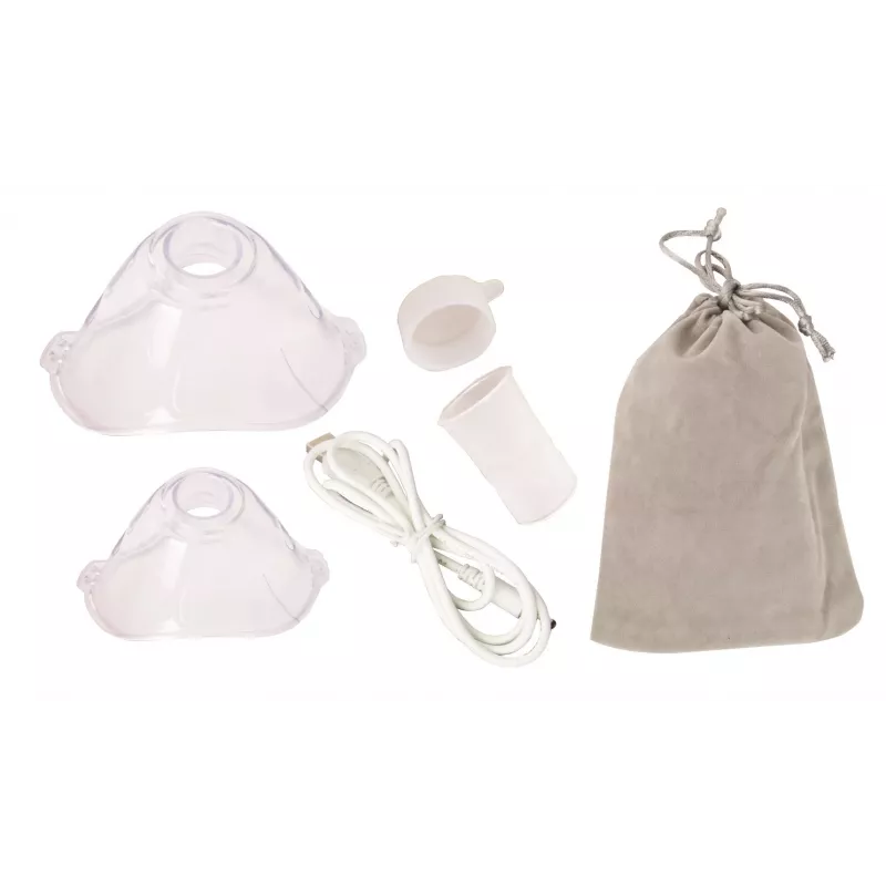 Tragbarer Inhalator ESPERANZA ECN005 — kompakter Taschenvernebler, 0,2 ml/min, 21 dB, USB, 2×AA