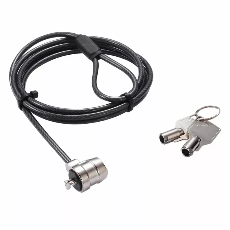 Dicota Sicherheitskabel T-Lock Base, mit Schlüssel, 3x7mm Slot