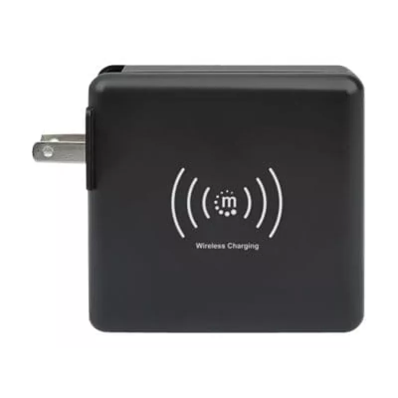 Reise-Wandladegerät und Powerbank Manhattan 4-in-1