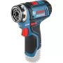 Bosch GSR 12V-15 FC Professional Keyless 600 g Schwarz, Blau