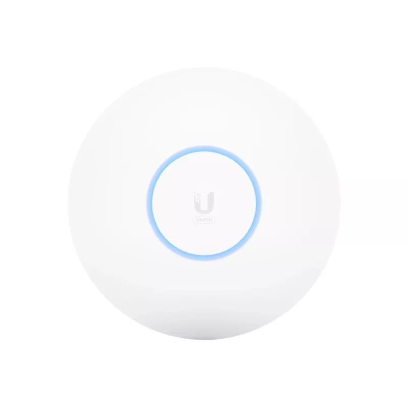 Wireless Access Point UBIQUITI U6‑PRO — Wi‑Fi 6 Dualband 2.4/5 GHz, PoE, IP54, Decke/Wand, 4800 Mbit/s (5 GHz), 573,5 Mbit/s (2,4 GHz)