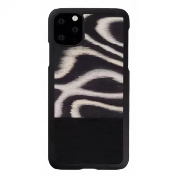 Smartphone-Hülle man and wood für iPhone 11 Pro Max – Leopardenmuster schwarz