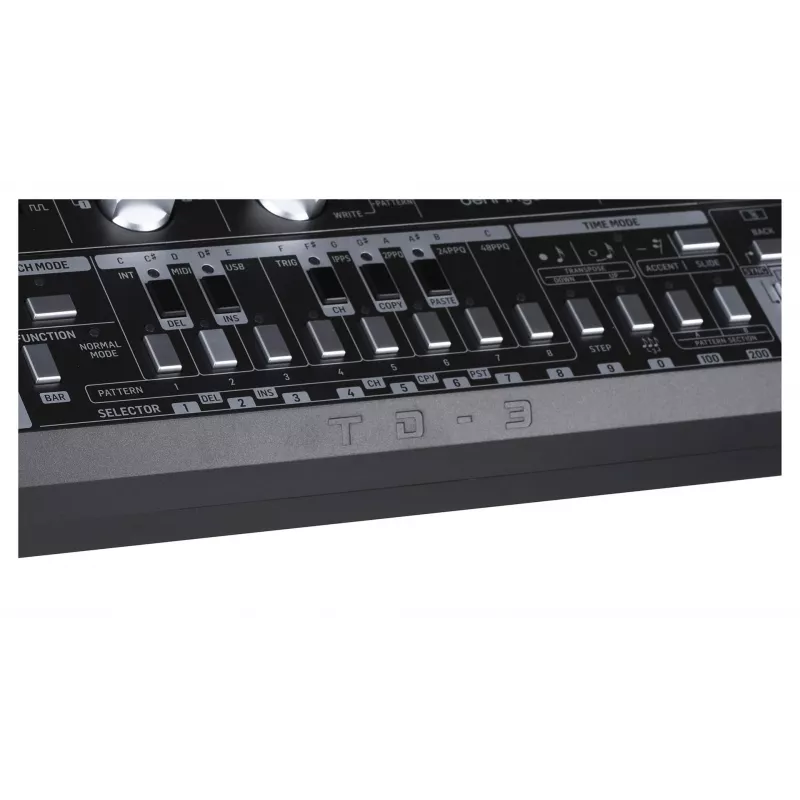 Analoger Synthesizer Behringer TD-3-SB Schwarz 9V DC