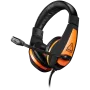 CANYON Star Raider GH-1A, Gaming-Headset 3,5-mm-Klinke mit verstellbarem Mikrofon und Lautstärkeregelung, mit 2-in-1-3,5-mm-Adapter, Kabel 2 m, Schwarz, 0,23 kg