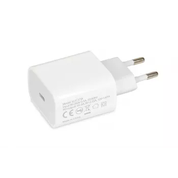 Indoor USB Type-C Schnellladegerät IBOX C-37, 20W, USB‑C PD 3.0, 3 A Ausgang, Weiß