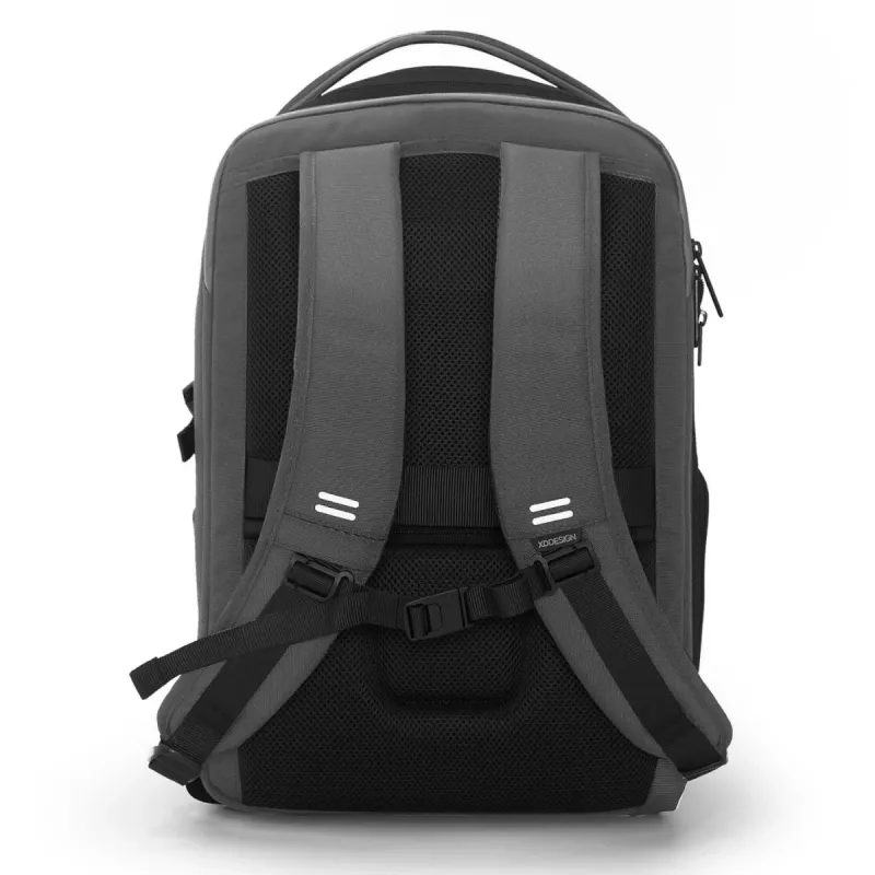 Backpack XDDESIGN Bizz Grau P705.932 – wasserabweisender, leichter City-Rucksack