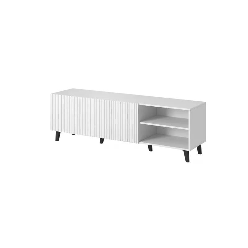 Cama RTV-Schrank PAFOS 150x42x52 weiß matt