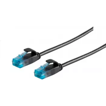 Netzwerkkabel S/CONN 08-22305 Schwarz 0,3m Cat6 U/UTP