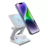 Kabelloses Ladegerät BlitzWolf BW-IW30 3-in-1-Schnellladestation für iPhone und Samsung, kabelloses Laden von 3 Geräten