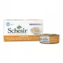 SCHESIR Hähnchenfilets mit Kürbis in Brühe - Nassfutter für Katzen - 6x50g