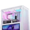 Corsair FRAME 4000D LCD RS PC-Gehäuse, Midi-Tower, ATX, ARGB, gehärtetes Glas - Weiß