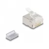 DeLOCK RJ45 Modularstecker Cat.6A für schlank- und Flachkabel 100er-Set