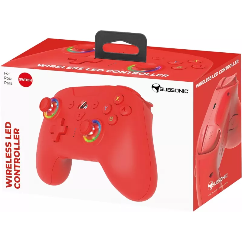 Subsonic Wireless LED Controller Rot für Switch