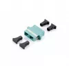 Equip SC Glasfaserkuppler, OM3 Multimode Duplex, SC, Türkis, Multimode, 34,7 mm, 9,4 mm, 33 mm