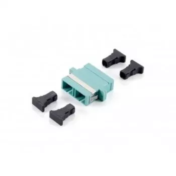 Equip SC Glasfaserkuppler, OM3 Multimode Duplex, SC, Türkis, Multimode, 34,7 mm, 9,4 mm, 33 mm