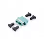 Equip SC Glasfaserkuppler, OM3 Multimode Duplex, SC, Türkis, Multimode, 34,7 mm, 9,4 mm, 33 mm