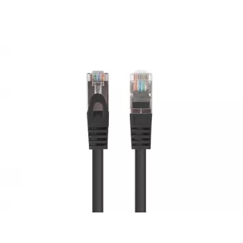 LANBERG RJ-45 Cat6 Patchkabel PCF6-20CC-0150-BK, F/UTP, CCA-Leiter, 1,5 m, schwarz