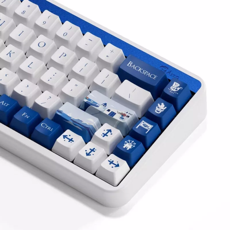Mechanische Tastatur AKKO JIN 01 Santorin 65% mit Rosewood-Schaltern, ANSI-Layout
