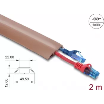 Kabelhülle DELOCK 20764 Braun PVC 1 Stück