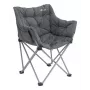 Campingstuhl Outwell 470474 — 4-Bein-Klappstuhl, maximale Belastbarkeit 150 kg, Schwarz/Grau