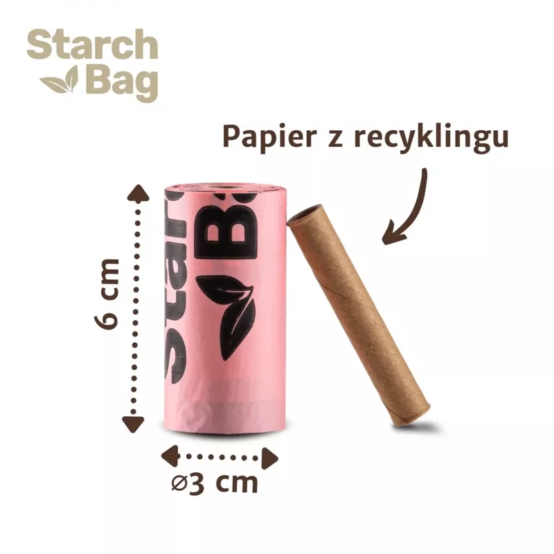 STARCH BAG - Hundekotbeutel - 1 x 15 Stück