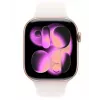 Apple Watch Series 11 GPS 46mm Roségold Aluminiumgehäuse mit Light Blush Sportarmband S/M