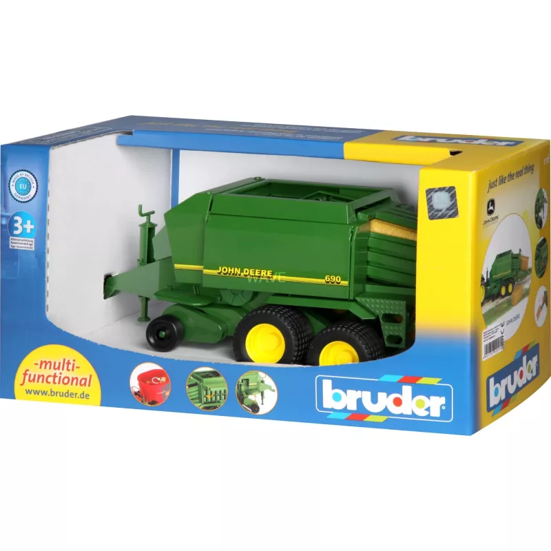 Spielzeugfahrzeug und Spielstrecke BRUDER 02017, Kunststoff, geeignet ab 3 Jahren, Farben Schwarz/Grün/Gelb