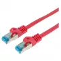 Wentronic Goobay CAT 5e Patchkabel, SF/UTP, Magenta, 0,25 m - CCA-Kupfer-Mix (95208)