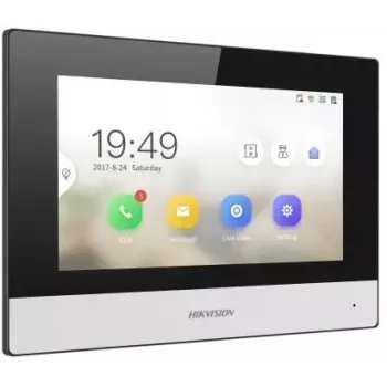 Video-Türsprechanlage Hikvision DS-KH6320Y-WTE2 7 Zoll TFT-Display